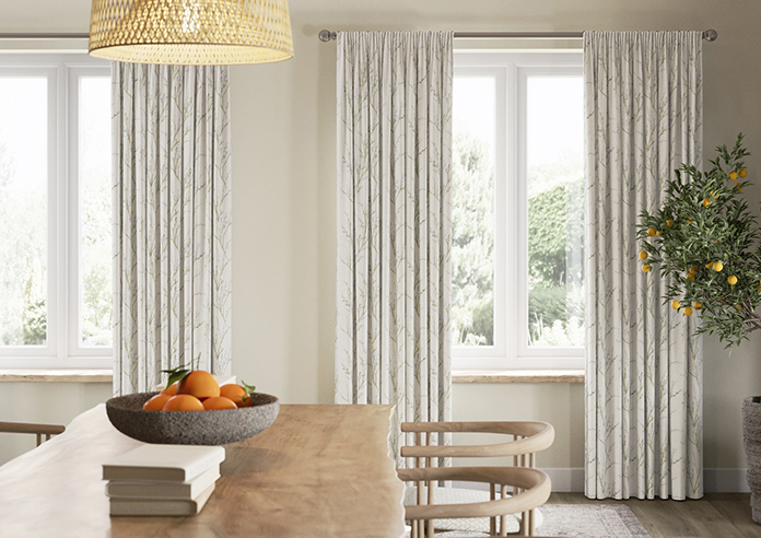 Laura Ashley Pussy Willow Embroidery, Hedgerow - Made to Measure Curtains - Image 3